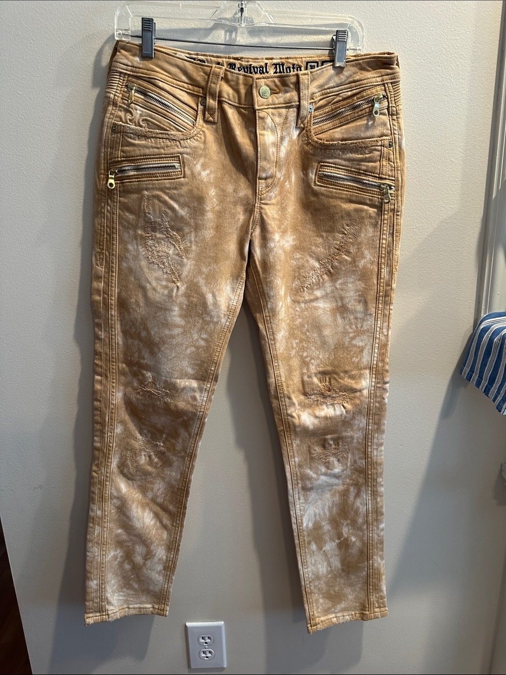 Rock Revival Cladelle (Claudelle) Moto Skinny jeans
